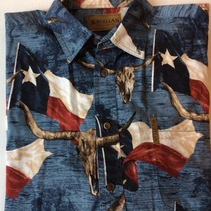 Men Magellan Flag Shirt L
